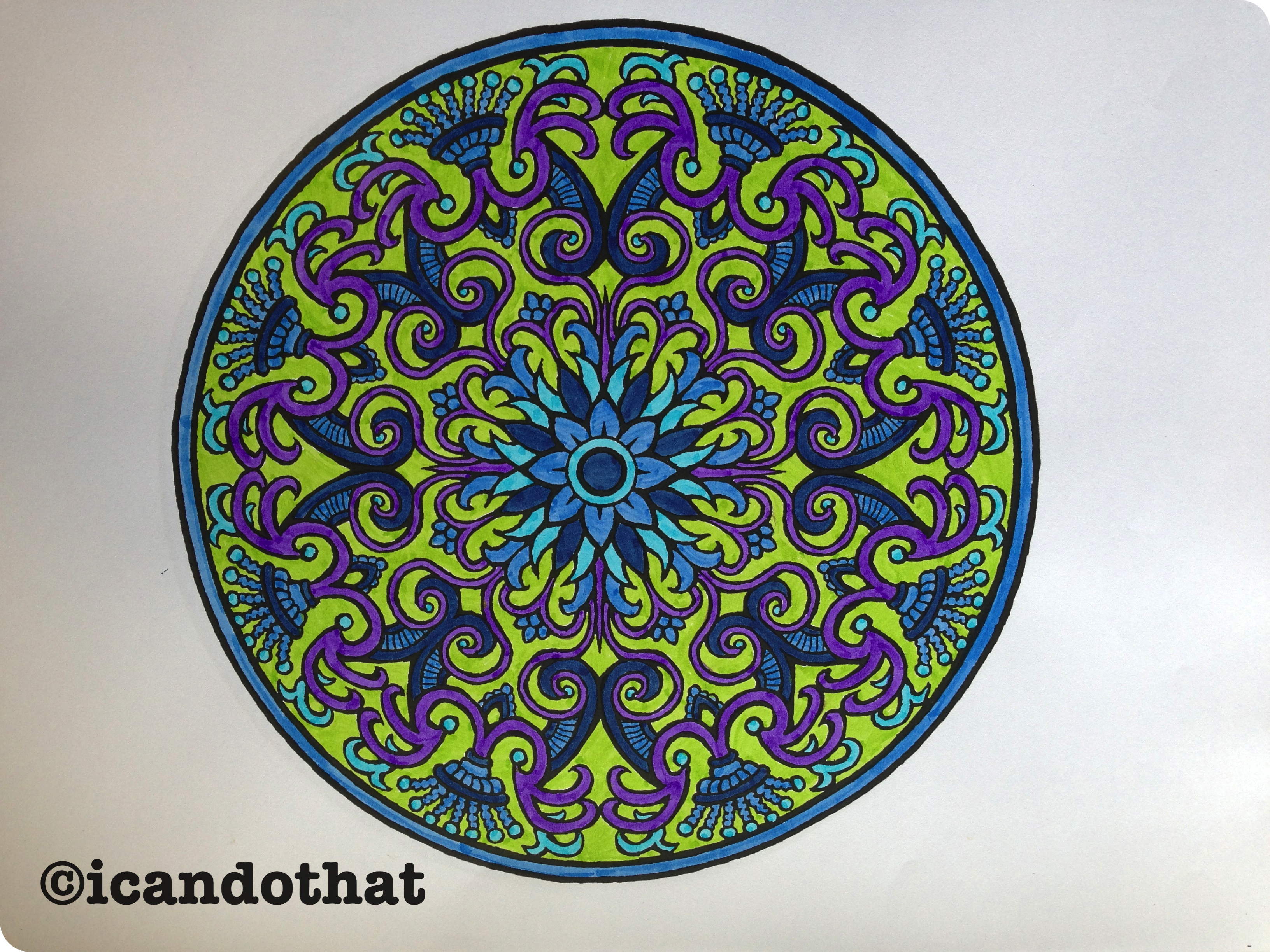 radial designs coloring pages - photo #33