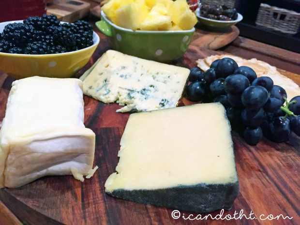Delicious cheese platter